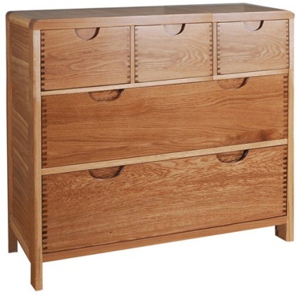 Bosco Bedroom 5 Drawer Wide Chest Bosco Bedroom 5 Drawer Wide Chest