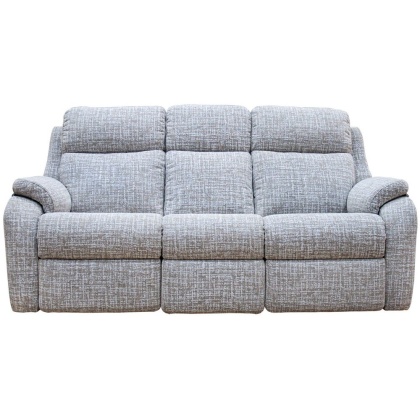 Kingsbury (Fabric) 3 Seater Elec Rec DBL with Headrest and Lumbar with USB Kingsbury (Fabric) 3 Seater Elec Rec DBL with Headrest and Lumbar with USB
