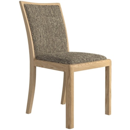 Malmo Upholstered Back Chair Grey Fabric Malmo Upholstered Back Chair Grey Fabric