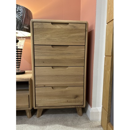 Clearance - Garda 4 Drawer Slim Chest Clearance - Garda 4 Drawer Slim Chest