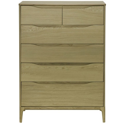 Rimini 6 Drawer Tall Wide Chest Rimini 6 Drawer Tall Wide Chest