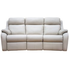 Kingsbury (leather) 3 Seater Elec Rec DBL Curved Sofa with USB