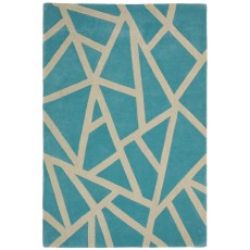 Hand Tufted Tilt Blue Hand Tufted Tilt Blue
