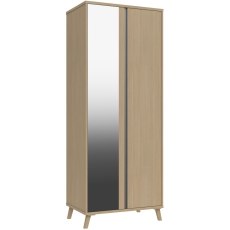Trotton 2 Door Robe with Mirror Trotton 2 Door Robe with Mirror