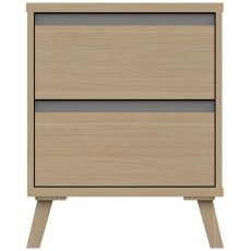 Trotton 2 Drawer Bedside Chest Trotton 2 Drawer Bedside Chest