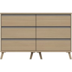 Trotton 3 Drawer Double Chest Trotton 3 Drawer Double Chest