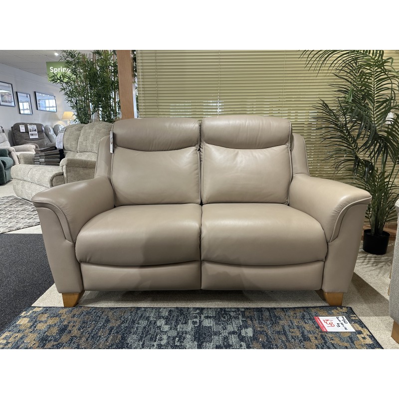 Clearance - Parker Knoll Manhatten 2 Seater Leather Sofa Clearance - Parker Knoll Manhatten 2 Seater Leather Sofa