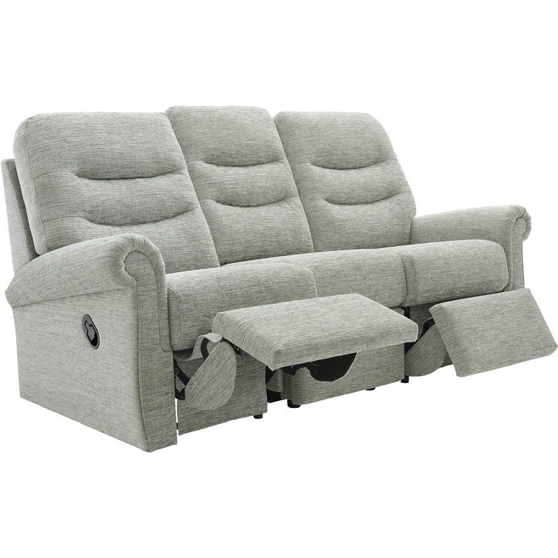 Holmes (Fabric) 3 Seater Manual Recliner Sofa LHF Holmes (Fabric) 3 Seater Manual Recliner Sofa LHF