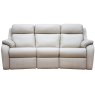 Kingsbury (leather) 3 Seater Man Rec DBL Curved Sofa
