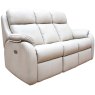 Kingsbury (leather) 3 Seater Elec Rec DBL with Headrest and Lumbar with USB