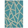Hand Tufted Tilt Blue