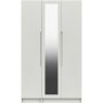 Salvington Tall 3 Door Robe with Mirror - (FLAT PACK) requires assembly