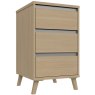Trotton 3 Drawer Bedside Chest