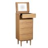 G Plan Winchester 5 Drawer Tall Chest with Mirror