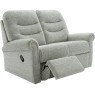 Holmes (Fabric) 2 Seater Manual Recliner Sofa DBL